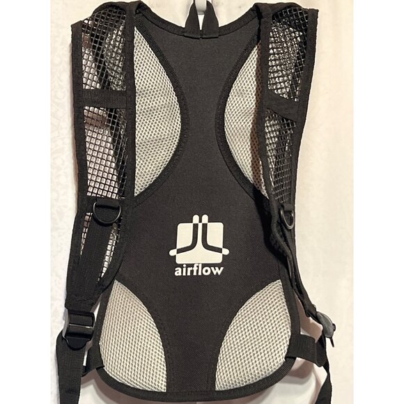 Nanfeng Hydration Backpack Airflow Design Mesh Panels & Adjustable Straps Black - Picture 6 of 7